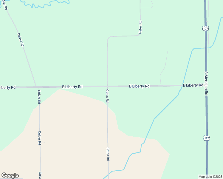 map of restaurants, bars, coffee shops, grocery stores, and more near 3305 East Liberty Road in Clarklake