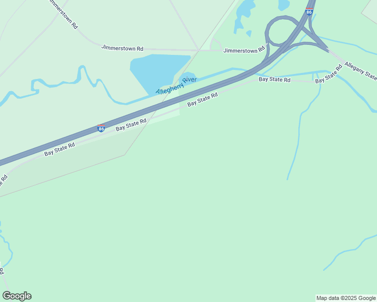 map of restaurants, bars, coffee shops, grocery stores, and more near 284 Bay State Road in Salamanca