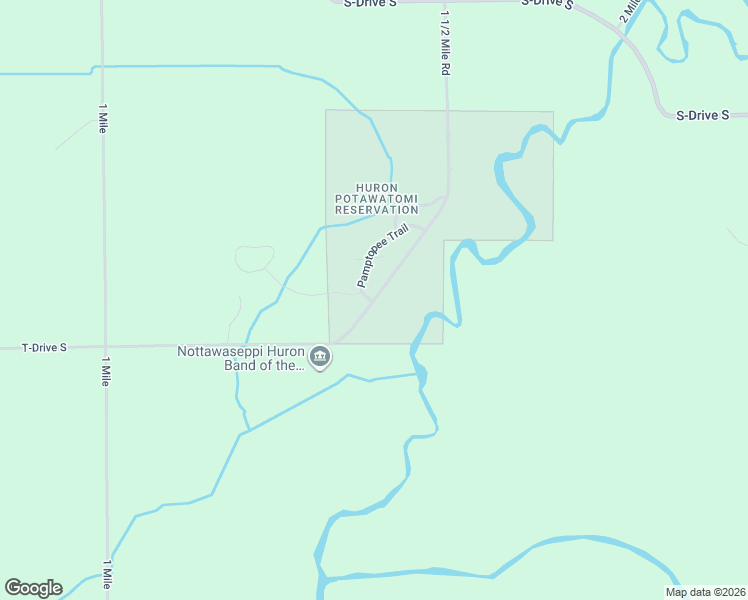 map of restaurants, bars, coffee shops, grocery stores, and more near 2072 1 1/2 Mile Road in Fulton