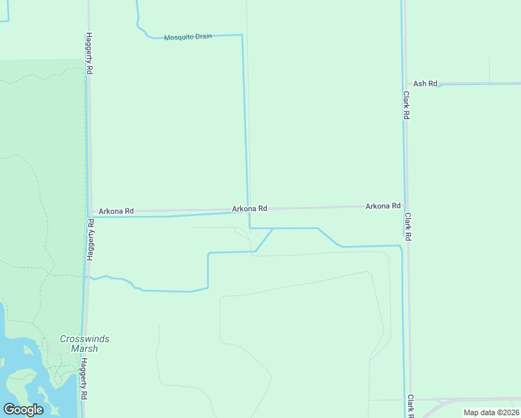 map of restaurants, bars, coffee shops, grocery stores, and more near 40334 Arkona Road in Wayne County