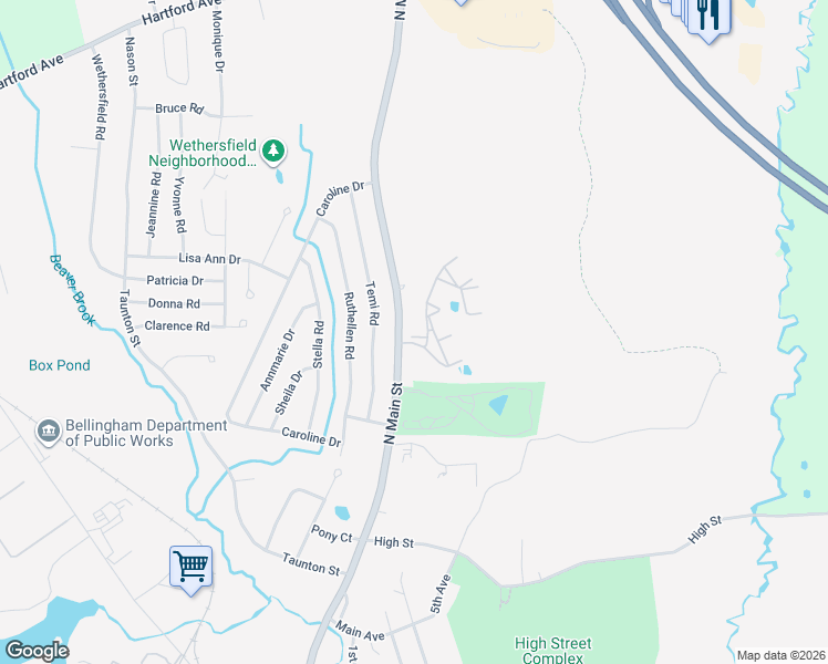 map of restaurants, bars, coffee shops, grocery stores, and more near in Bellingham