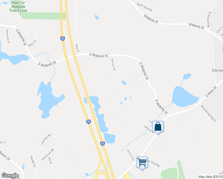 map of restaurants, bars, coffee shops, grocery stores, and more near 5 Lynncrest Road in Sharon