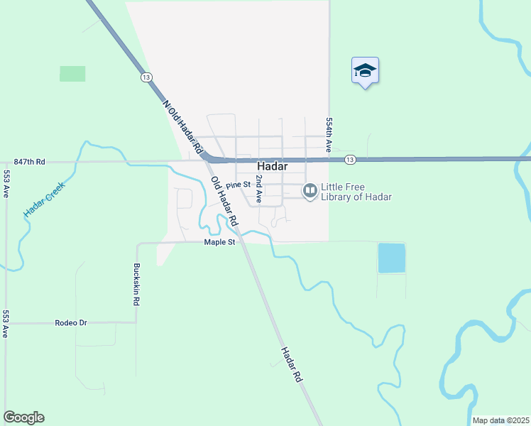 map of restaurants, bars, coffee shops, grocery stores, and more near 260 Oak Street in Hadar