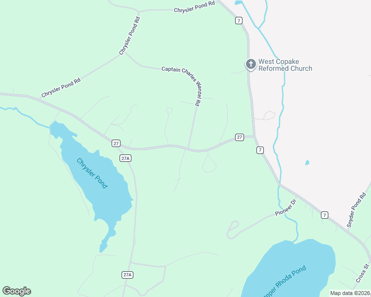 map of restaurants, bars, coffee shops, grocery stores, and more near 44 Vista Road in Copake