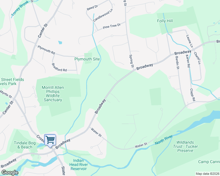 map of restaurants, bars, coffee shops, grocery stores, and more near 861 Broadway in Hanover