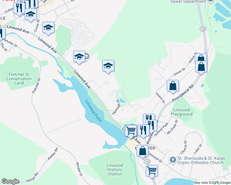 61 Heritage Drive, Northbridge MA Walk Score