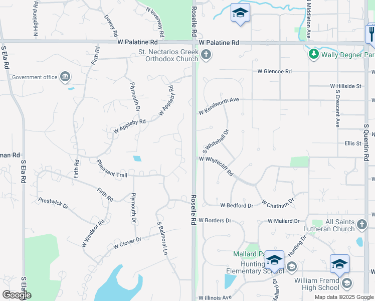map of restaurants, bars, coffee shops, grocery stores, and more near 399 Grayfriars Lane in Inverness