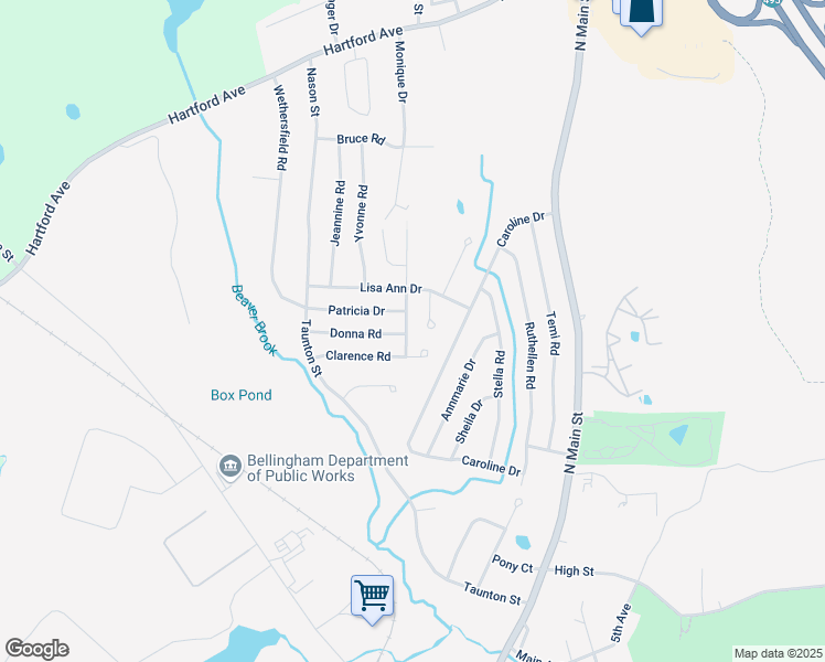 map of restaurants, bars, coffee shops, grocery stores, and more near 336 Theresa Road in Bellingham