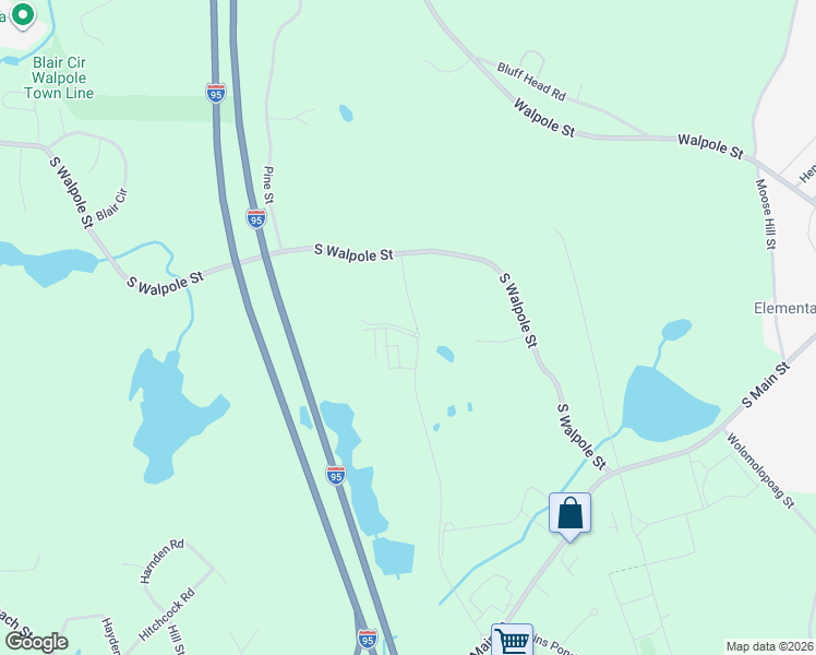 map of restaurants, bars, coffee shops, grocery stores, and more near 5 Lynncrest Road in Sharon