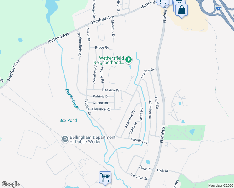 map of restaurants, bars, coffee shops, grocery stores, and more near 306 Theresa Road in Bellingham