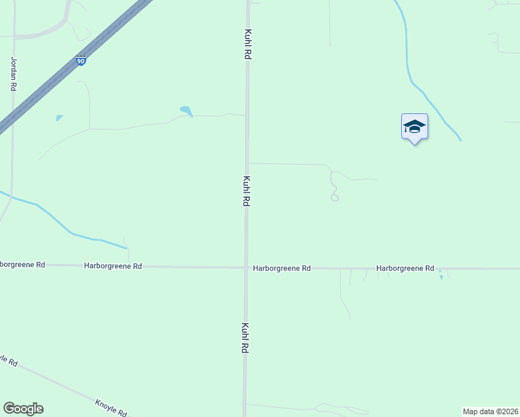 map of restaurants, bars, coffee shops, grocery stores, and more near 5865 Kuhl Rd in Erie