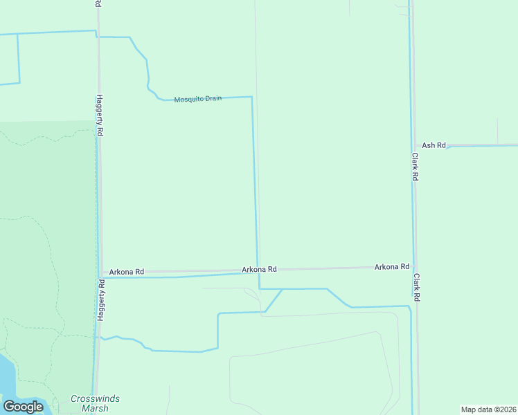 map of restaurants, bars, coffee shops, grocery stores, and more near 40334 Arkona Road in Wayne County