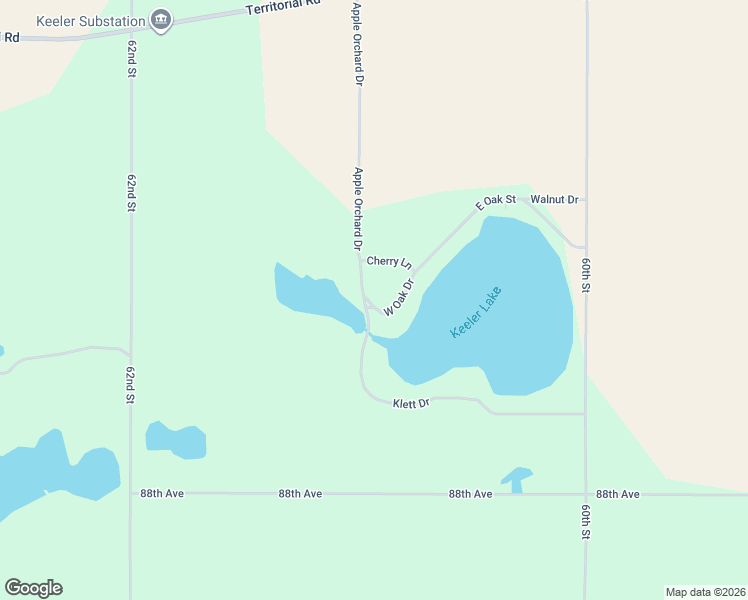 map of restaurants, bars, coffee shops, grocery stores, and more near 85998 Cherry Lane in Decatur