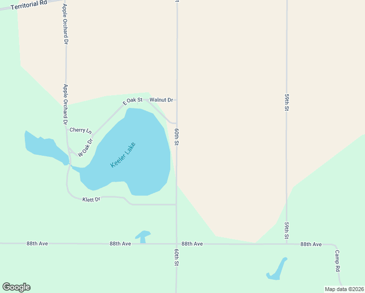 map of restaurants, bars, coffee shops, grocery stores, and more near 86423 60th Street in Decatur