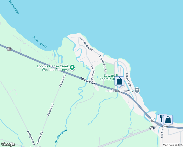 map of restaurants, bars, coffee shops, grocery stores, and more near 122 Goose Cr Road in Ashville