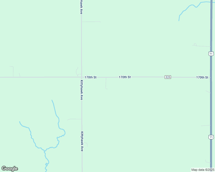 map of restaurants, bars, coffee shops, grocery stores, and more near 20186 170th Street in Carroll