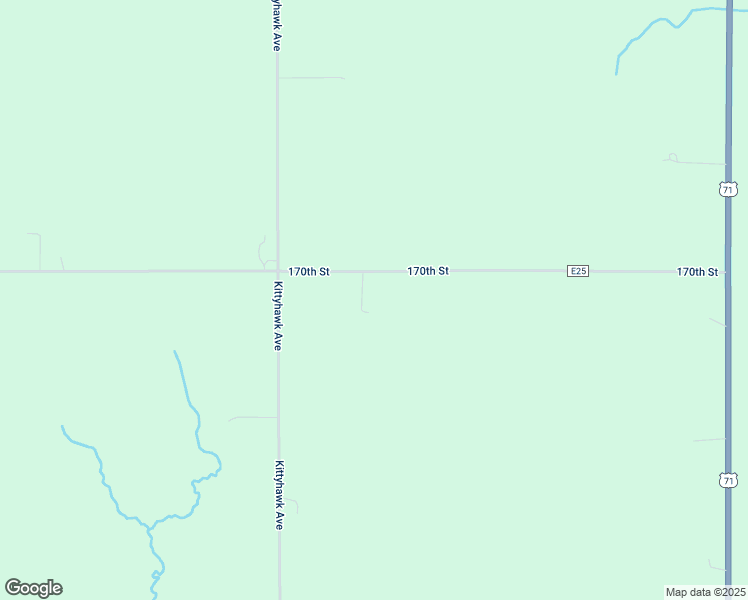 map of restaurants, bars, coffee shops, grocery stores, and more near 20186 170th Street in Carroll