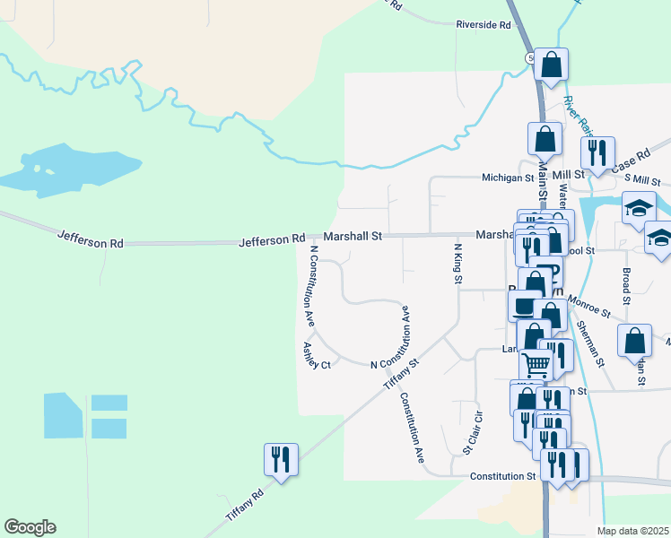 map of restaurants, bars, coffee shops, grocery stores, and more near 181 Nicole Drive in Brooklyn