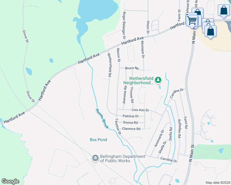 map of restaurants, bars, coffee shops, grocery stores, and more near 67 Nason Street in Bellingham