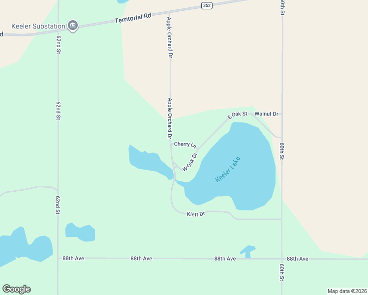 map of restaurants, bars, coffee shops, grocery stores, and more near 85998 Cherry Lane in Decatur