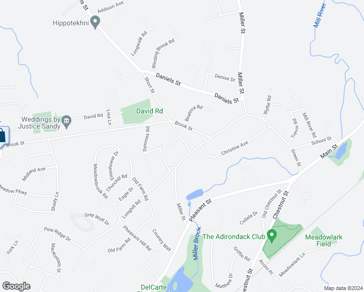 map of restaurants, bars, coffee shops, grocery stores, and more near 4 Short Street in Franklin