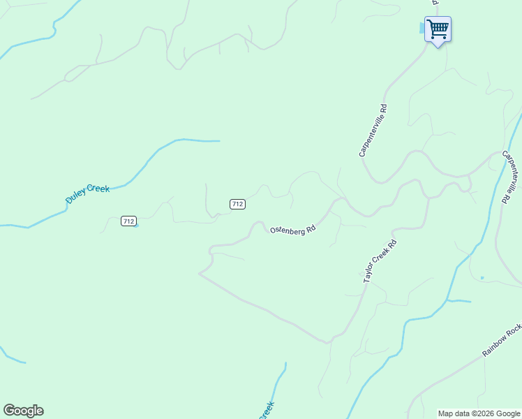 map of restaurants, bars, coffee shops, grocery stores, and more near 96583 Duley Creek Road in Brookings