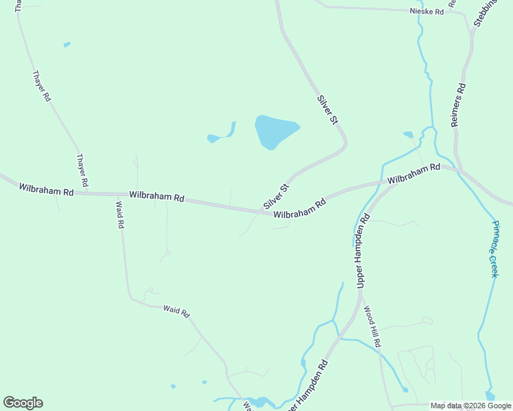 map of restaurants, bars, coffee shops, grocery stores, and more near 0 Silver Street in Monson