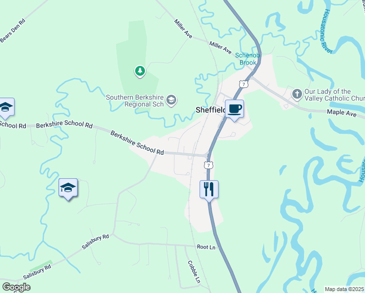 map of restaurants, bars, coffee shops, grocery stores, and more near 36 Plymouth Lane in Sheffield