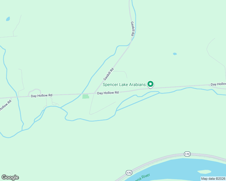 map of restaurants, bars, coffee shops, grocery stores, and more near 2195 Day Hollow Rd in Owego