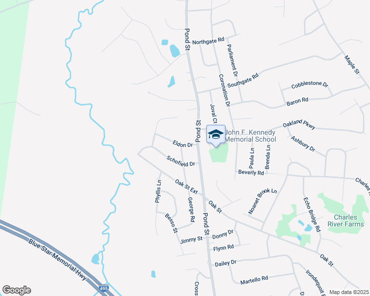 map of restaurants, bars, coffee shops, grocery stores, and more near 21 Janie Avenue in Franklin