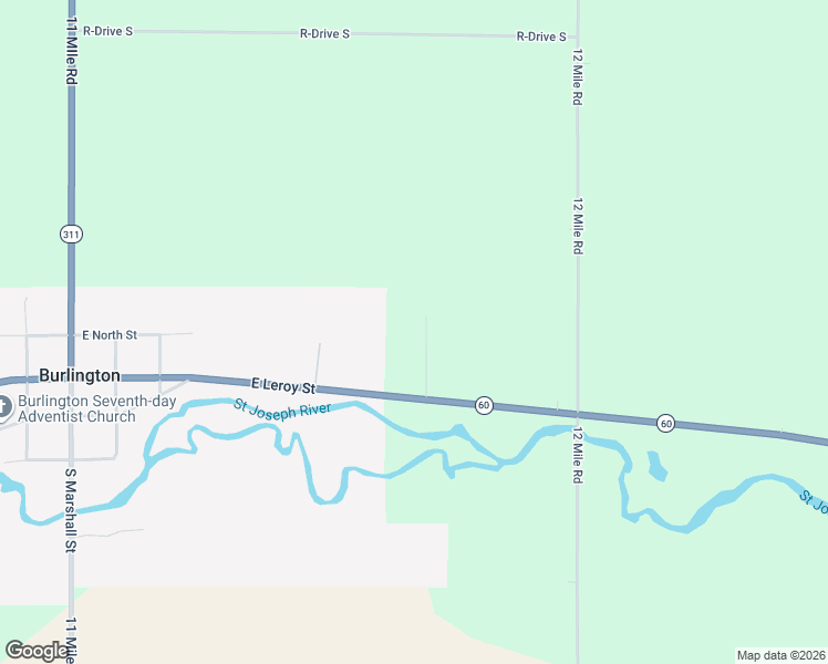 map of restaurants, bars, coffee shops, grocery stores, and more near 223 Leo Drive in Burlington