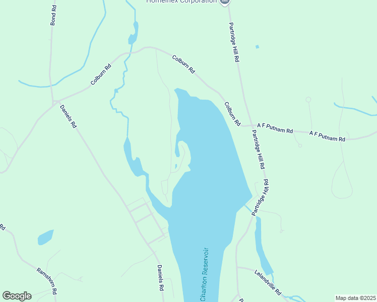 map of restaurants, bars, coffee shops, grocery stores, and more near 28 Willis Drive in Charlton