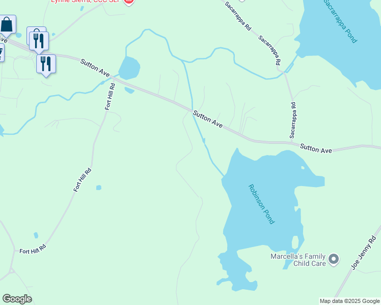 map of restaurants, bars, coffee shops, grocery stores, and more near 1 Orchard Hill Drive in Oxford