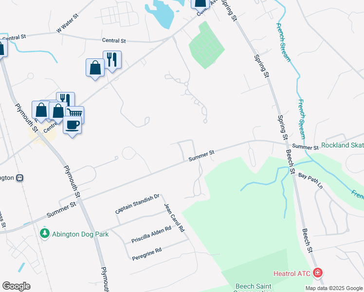 map of restaurants, bars, coffee shops, grocery stores, and more near 9 Topping Avenue in Rockland