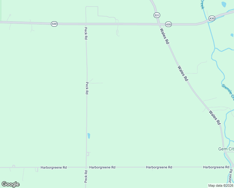 map of restaurants, bars, coffee shops, grocery stores, and more near 5615 Peck Road in Erie