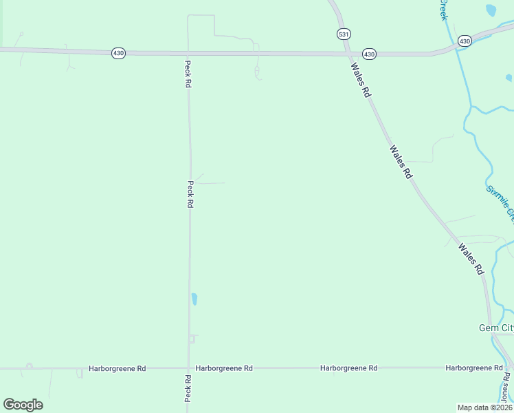 map of restaurants, bars, coffee shops, grocery stores, and more near 5615 Peck Road in Erie
