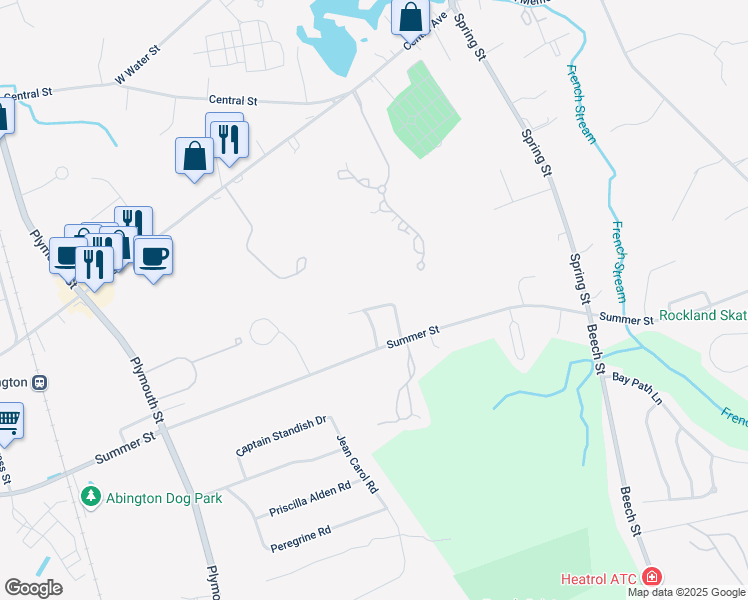 map of restaurants, bars, coffee shops, grocery stores, and more near 9 Topping Avenue in Rockland