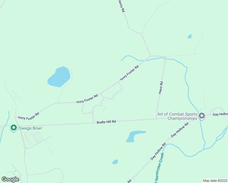 map of restaurants, bars, coffee shops, grocery stores, and more near 5 Queenswood Dr in Owego