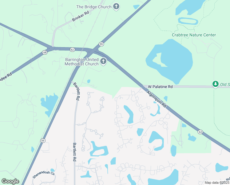 map of restaurants, bars, coffee shops, grocery stores, and more near 8 Westlake Drive in South Barrington