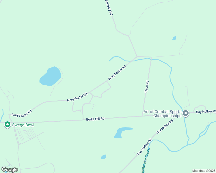 map of restaurants, bars, coffee shops, grocery stores, and more near 5 Queenswood Dr in Owego