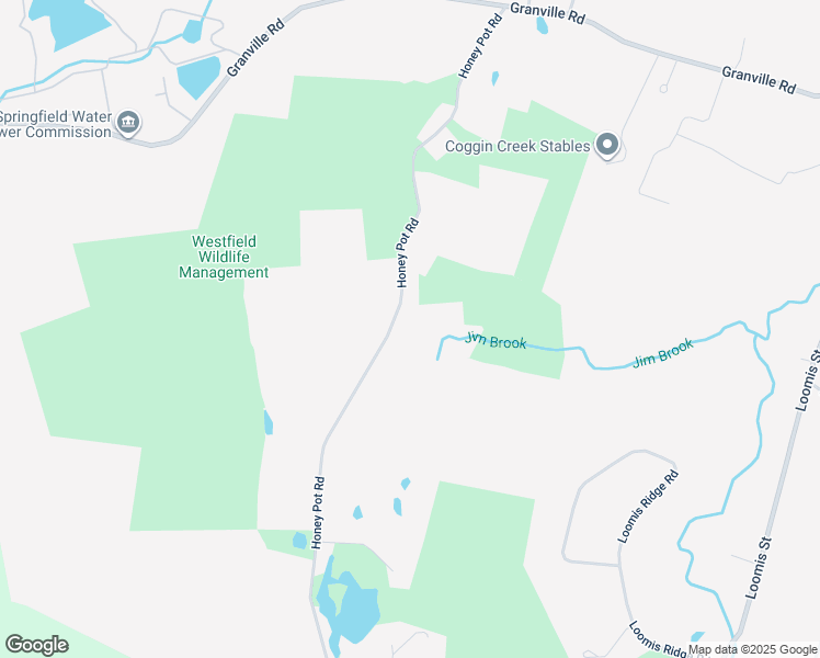 map of restaurants, bars, coffee shops, grocery stores, and more near 150 Honey Pot Road in Westfield