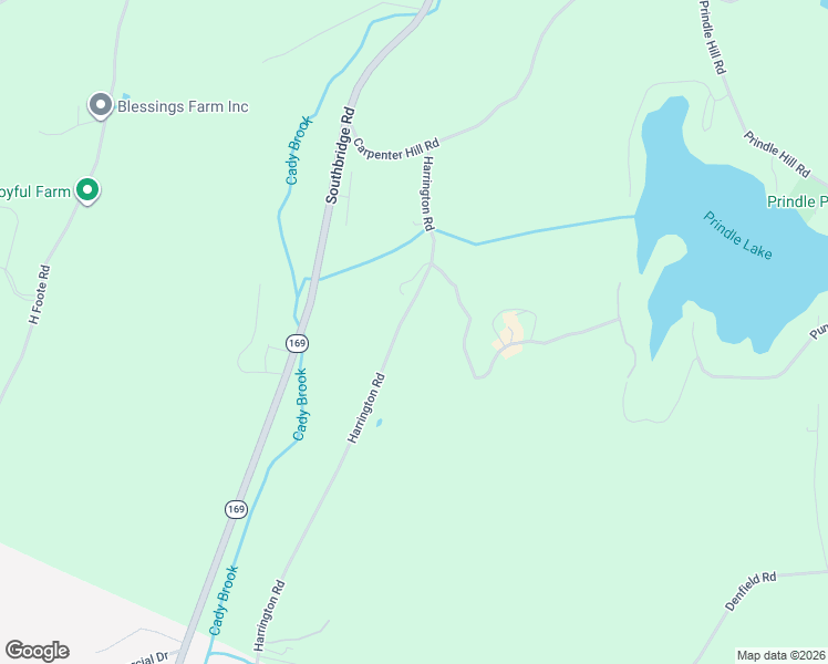 map of restaurants, bars, coffee shops, grocery stores, and more near 31 Harrington Road in Charlton
