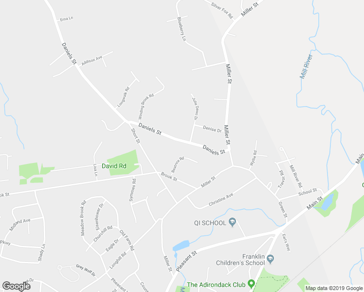 map of restaurants, bars, coffee shops, grocery stores, and more near 30 Daniels Street in Franklin