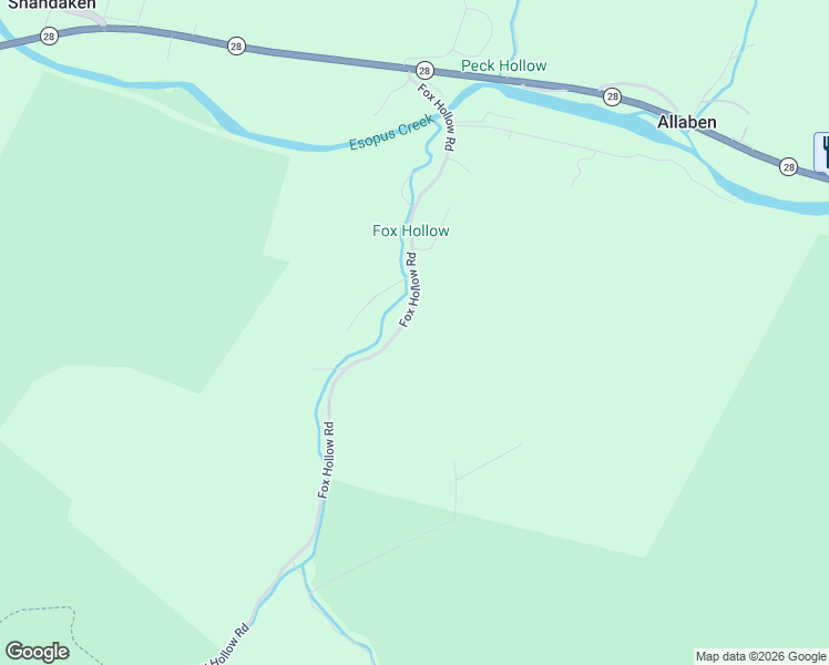 map of restaurants, bars, coffee shops, grocery stores, and more near 11 Muller Road in Shandaken