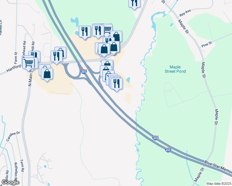 map of restaurants, bars, coffee shops, grocery stores, and more near 257C Hartford Avenue in Bellingham