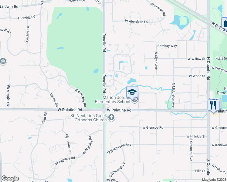 map of restaurants, bars, coffee shops, grocery stores, and more near 57 Brodick Lane in Inverness