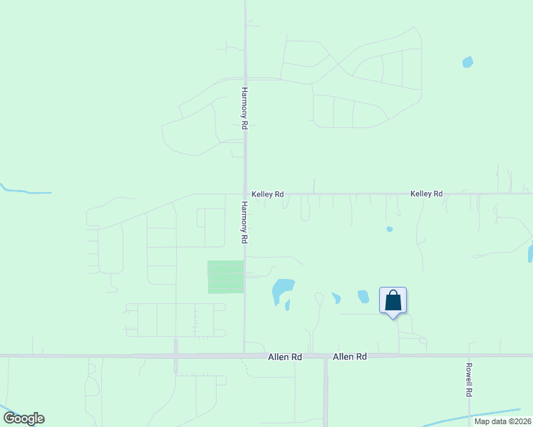 map of restaurants, bars, coffee shops, grocery stores, and more near 47W185 Kelley Road in Hampshire