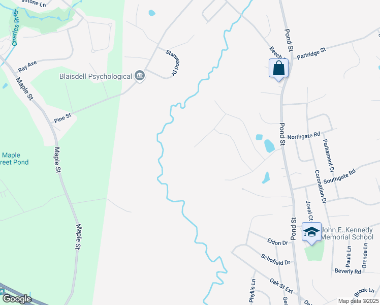 map of restaurants, bars, coffee shops, grocery stores, and more near 17 Margarets Cove in Franklin