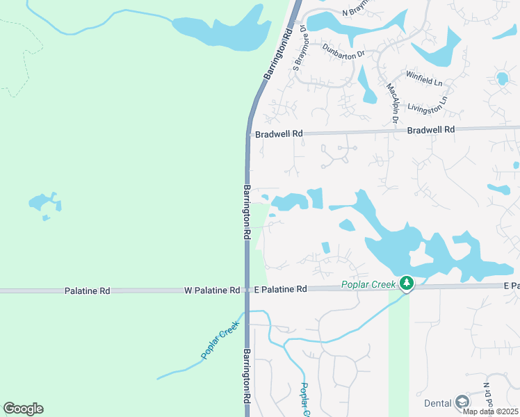 map of restaurants, bars, coffee shops, grocery stores, and more near 330 North Barrington Road in Barrington