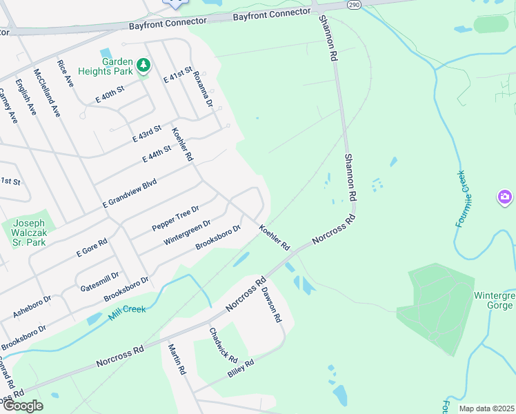 map of restaurants, bars, coffee shops, grocery stores, and more near 4844 Avellino Dr in Erie